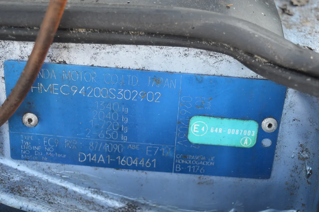 Honda civic z glcey4j2b4imspaixr1