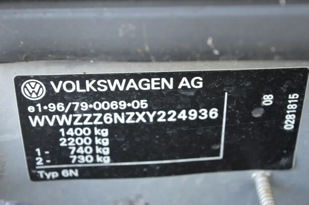 Volkswagen polo ruw7te2nhkkh70 nmcmqc