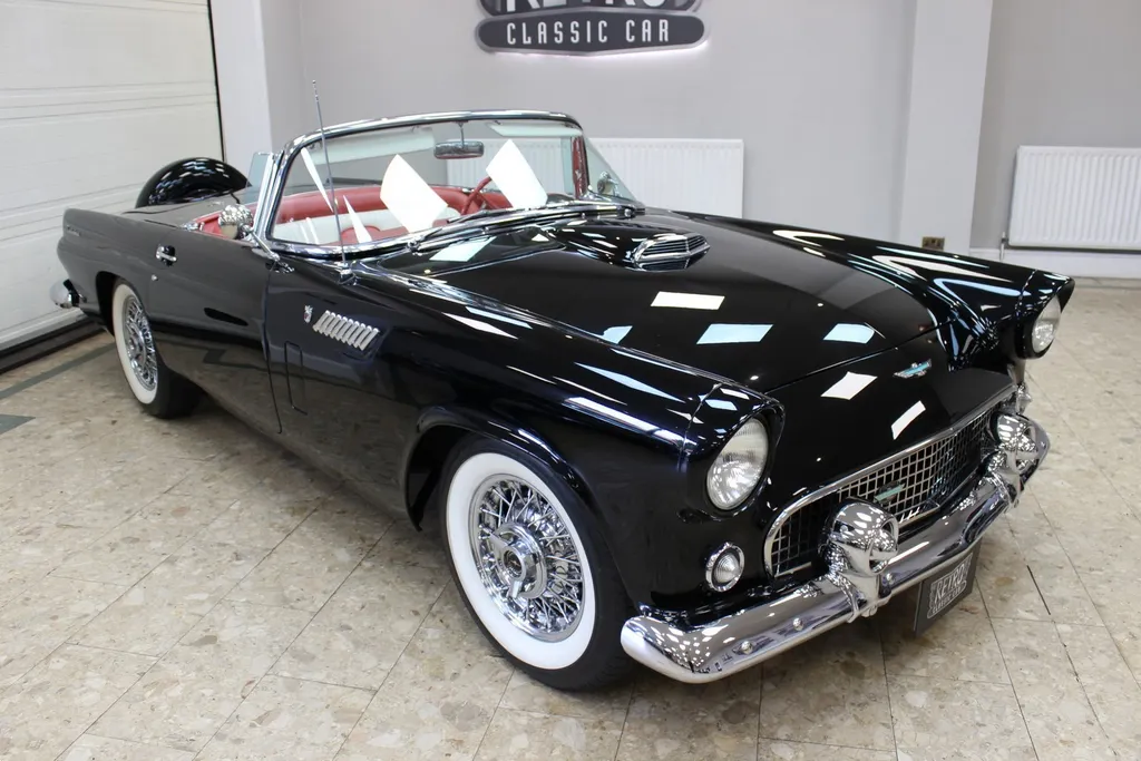 1956 ford  thunderbird 292 v8 auto   fully restored raven black  2wysedyxaqnaymf tkld6