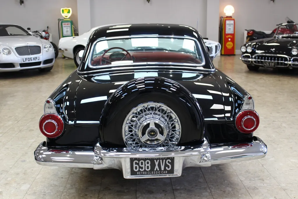 1956 ford  thunderbird 292 v8 auto   fully restored raven black  3flvdz3ekzm emiz4k7hp