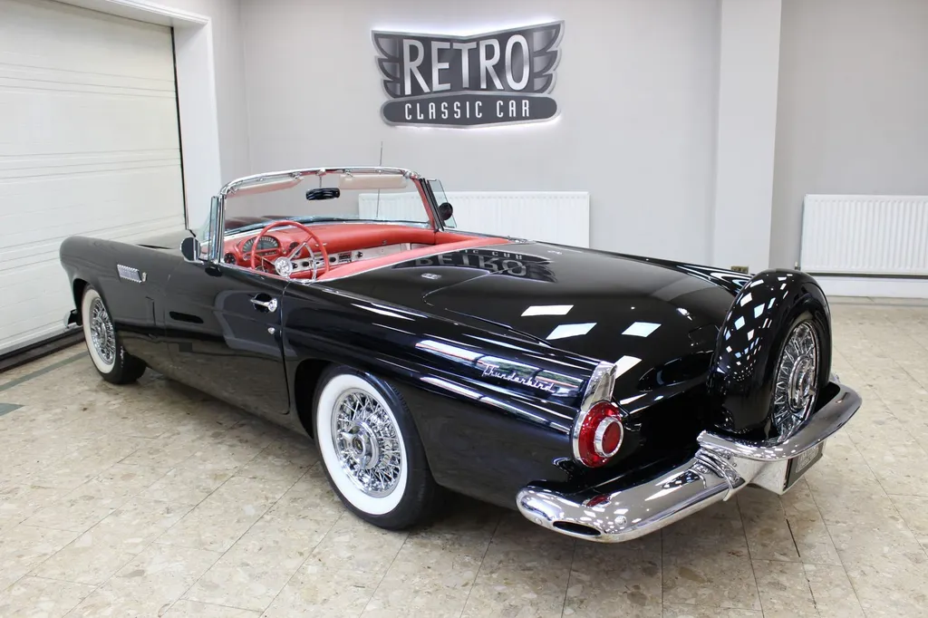1956 ford  thunderbird 292 v8 auto   fully restored raven black  awox51s4d9xamj6f 4tap