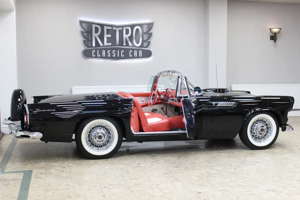 1956 ford  thunderbird 292 v8 auto   fully restored raven black  fosy04hltn4mlbvkgig63
