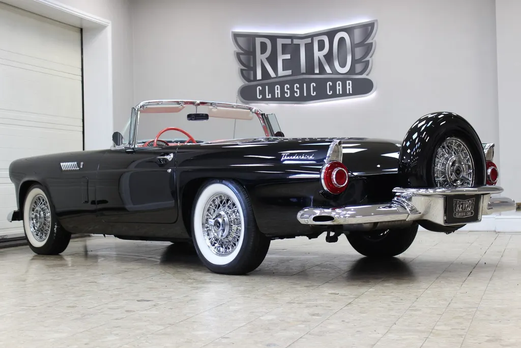 1956 ford  thunderbird 292 v8 auto   fully restored raven black  h65ohyvve7lzl01ijjhna