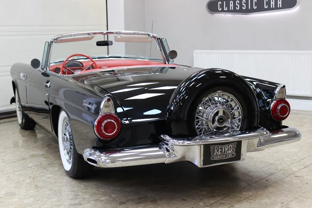 1956 ford  thunderbird 292 v8 auto   fully restored raven black  iwsu w6y8rrd4jv1 yuwd