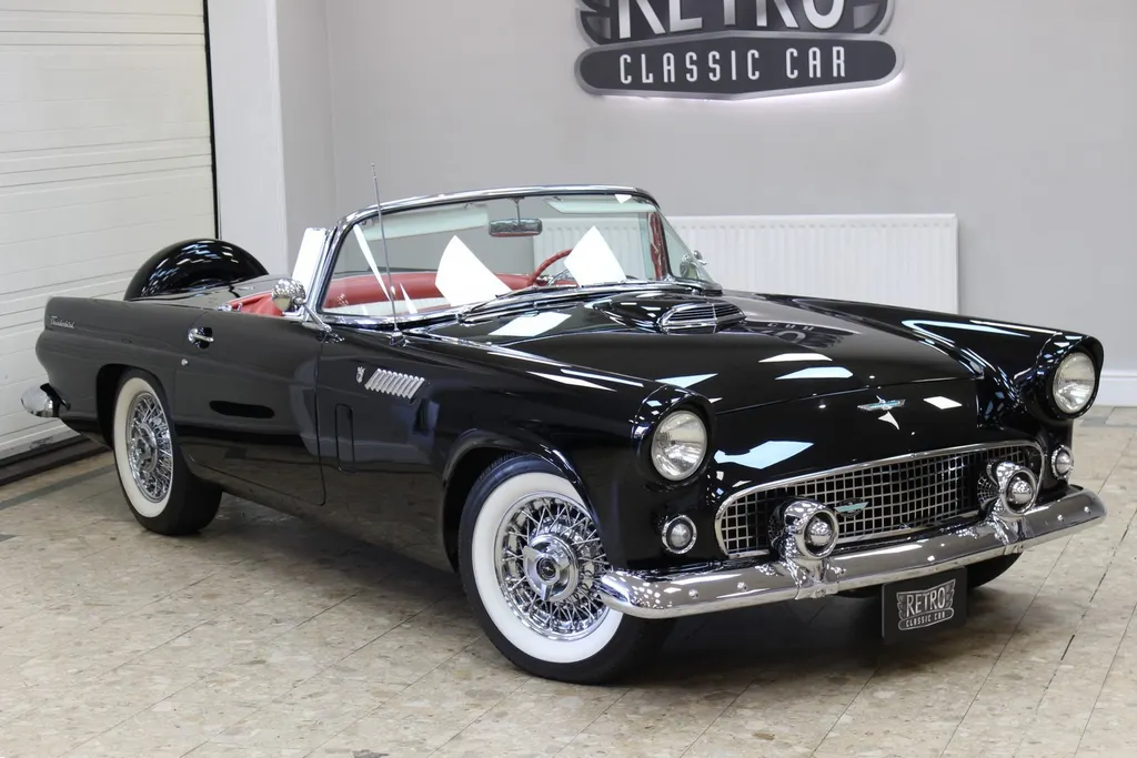 1956 ford  thunderbird 292 v8 auto   fully restored raven black  qwjjn ort9f0zriolkesj