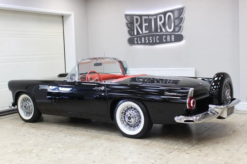 1956 ford  thunderbird 292 v8 auto   fully restored raven black  wxvlzw 9ay8dwjosuqnqz