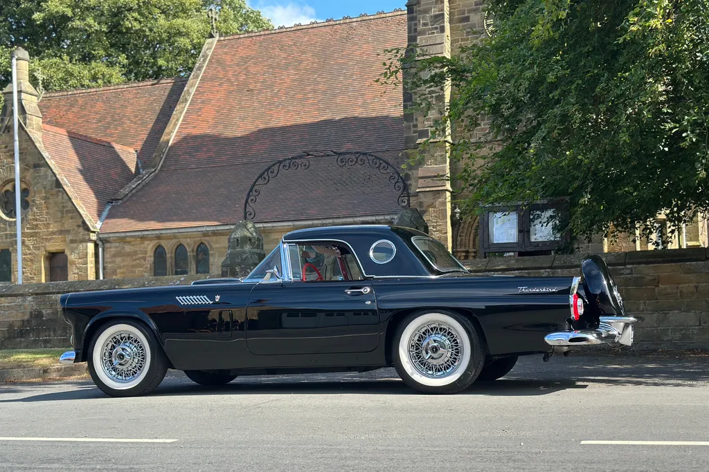 1956 ford  thunderbird 292 v8 auto   fully restored raven black  n1qpghcmmv65jbvhts9zr