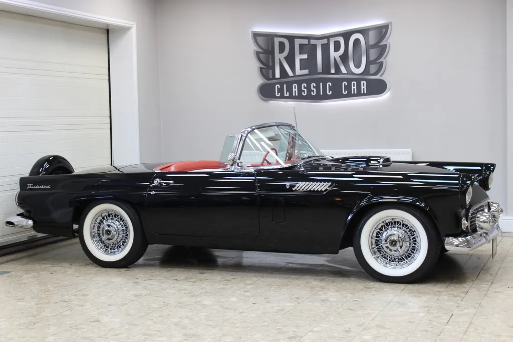 1956 ford  thunderbird 292 v8 auto   fully restored raven black  tnyadnrj4m279nqekjppx