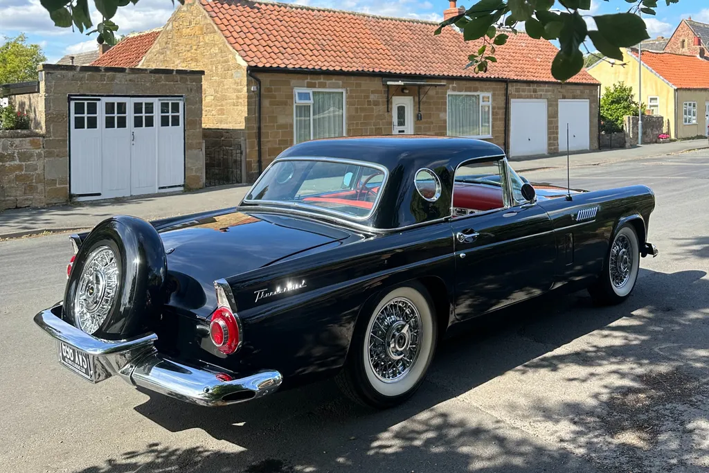 1956 ford  thunderbird 292 v8 auto   fully restored raven black  x0snneimt7cjls2n5xuaz