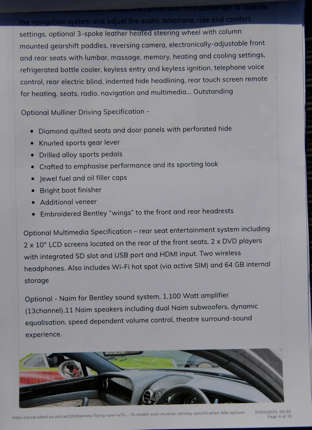 Bentley flying spur viqeo kejtfknoablhl6f