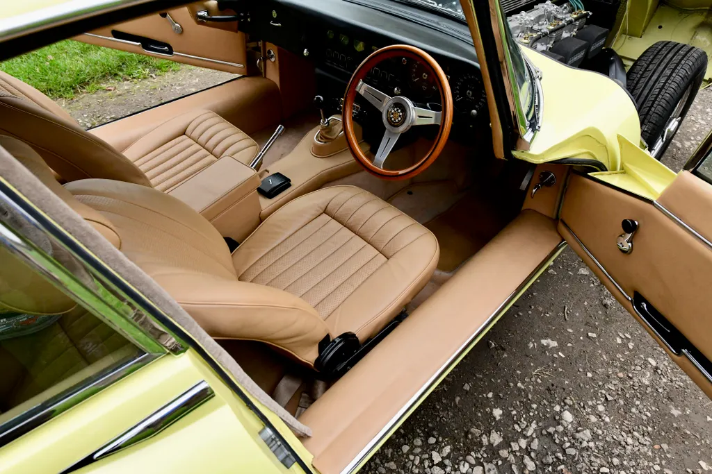 Jaguar e type 4.2 liter series 2 coupe 22 j75kyzudbp1 t5xinu ne